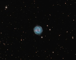 NGC7354 - Kissing Lips Nebula  by Terry Riopka